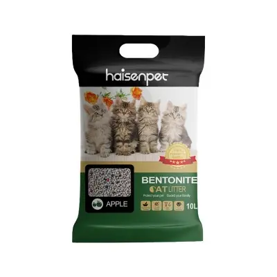 Picture of Haisenpet 10L Bentonite Cat Litter Apple Flavor, China