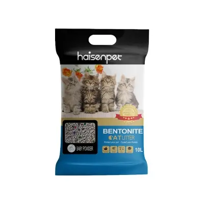 Picture of HaisenPet 10L Bentonite Baby Powder Flavor, China