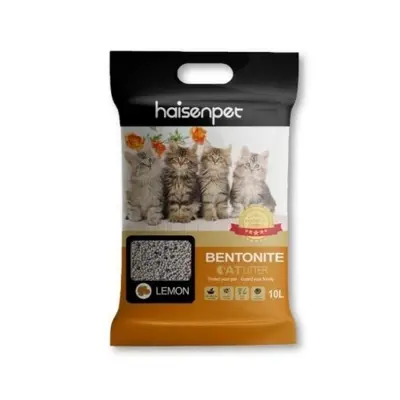 Picture of HaisenPet 10LBentonite Cat Litter Lemon Flavor, China