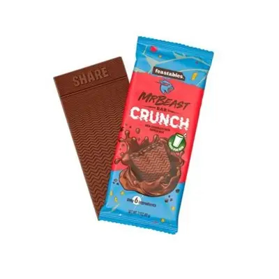 Picture of Mr Beast Feastables Bar Crunch Chocolate, UK