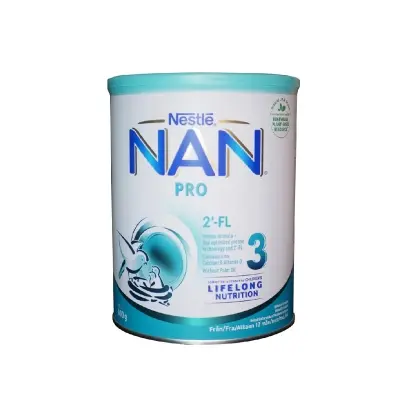 Picture of NAN 3 PRO Formula Baby Milk (From 1 to 3 Years) 800gm, Made in Switzerland
