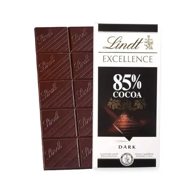 Picture of Lindt Excellence 85% Cocoa Dark Chocolate 100gm Pack