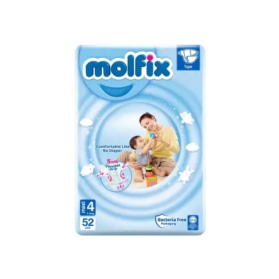 Picture of Molfix 4 Belt Baby Diaper 58pcs Pack