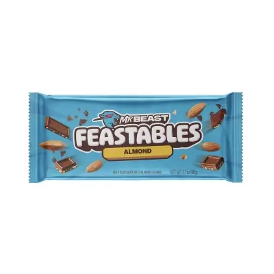 Picture of Feastables Mr Beast Almond Chocolate Bar 60g, Made in USA