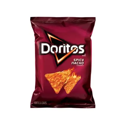 Picture of Doritos Spicy Nacho Cheese Corn Chips USA 198g, Made in USA
