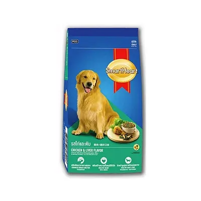 Picture of Smart Heart Adult Dry Dog Food Chicken & Liver Flavour 10 Kg