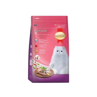 Picture of SmartHeart Adult Cat Food Seafood 480g Pack