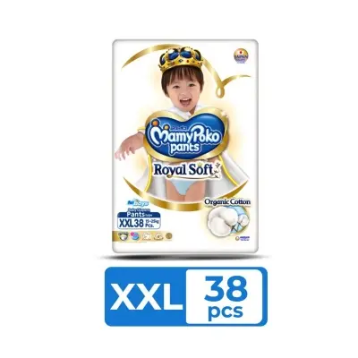 Picture of MamyPoko Royal Soft For Boys XXL38 Pants 1pack, Made in Indonesia