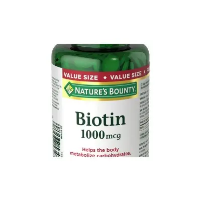 Picture of Nature's Bounty Biotin 1000mcg - 200 Count - CTC Health