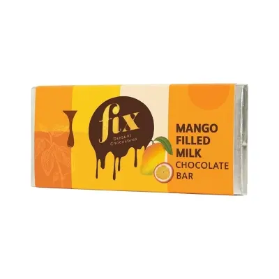 Picture of Fix Dessert Chocolatier Kunafa Pistachio – Luxury Dubai Chocolate Bar Mango 200g