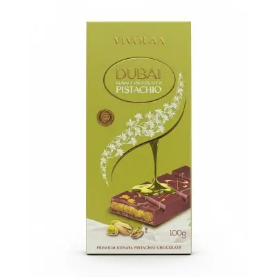 Picture of Dubai Kunafa Chocolate Pistachio 100gm Wholesale Express BD