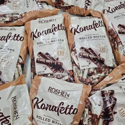 Picture of Roshen Konafetto Chocolate Pack 1 Packet 1Kg=110Pcs