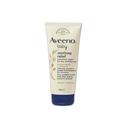 Picture of Aveeno Baby Soothing Relief Emollient Cream - 200ml, Made in UK