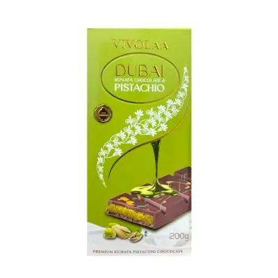 Picture of VIVOLAA Dubai Kunafa Chocolate Pistachio 200gm Wholesale Express BD