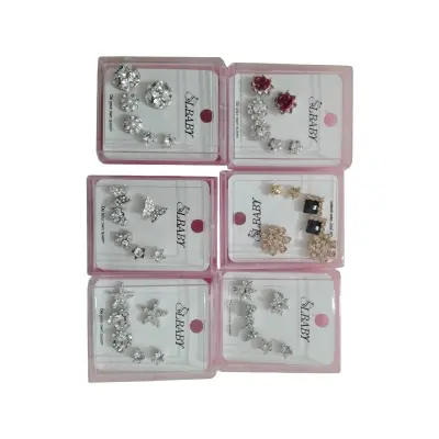 Picture of Earrings for Women- 3 Pair