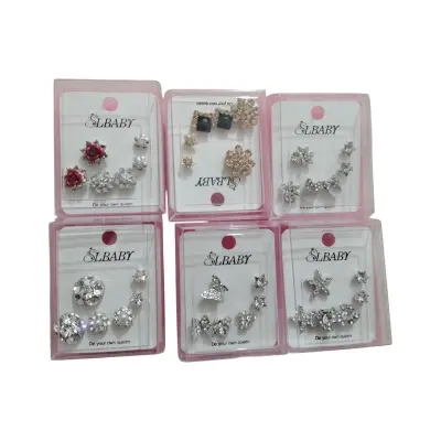 Picture of Earrings for Women- 3 Pair