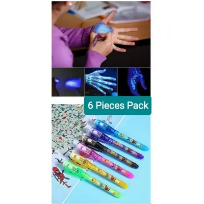 Picture of 3 In 1 Invisible Magic Pen (6 Pieces) - Fountain Pen