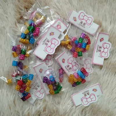 Picture of Mini Cute Hair Claws Clips For Girls Baby Colorful Oval Hair Clips For Children Clamp