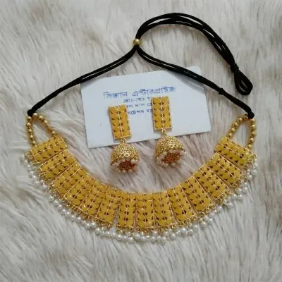 Picture of Necklace Mala Style| Beautiful Necklace Made With Puthi
