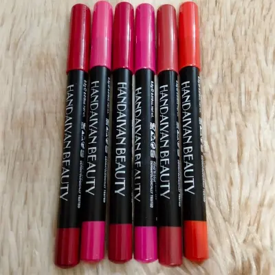Picture of 6 Pis Beauty Lipstick  Wooden Pencil