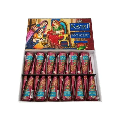 Picture of Kaveri Mehedi Indian- 12 pcs Pack