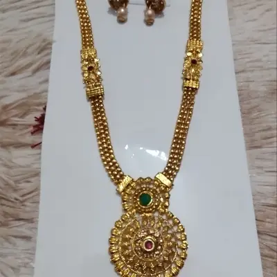 Picture of Indispensable -Quality And Durablity -Traditional Long Set Gold Plated 1 Layers- Innovative Preferble - Low Hassle and Maintanance