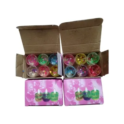 Picture of Jelly Candle Multicolor - 12 Pieces