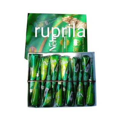 Picture of Neha Fast red Cone Mehndi - 12 PCS (INDIAN)