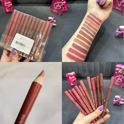Picture of Flormar Wooden Pencil Lipstick Set-6 Pieces