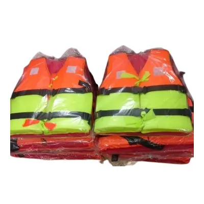 Picture of Always wear a life jacket when on, in, or near water.Top quality life jacket size 5-12