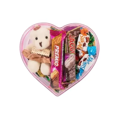 Picture of Milk Eclairs Love Gift Chocolate Box with mini Doll 200gm