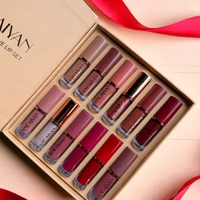 Picture of Handaiyan 12 Color Matte Liquid Lipstick Set Long-Lasting Smudge Proof - Kurti