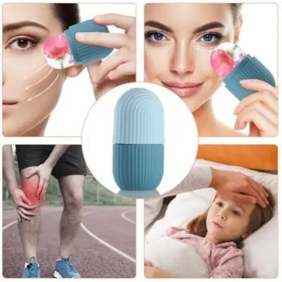 Picture of Ice Roller for Face | Face Massager | Reusable Silicone Facial Ice Roller For Glowing & Tighten