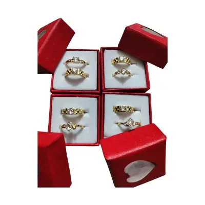 Picture of exclusive couple ring love box couple ring gift item couple ring