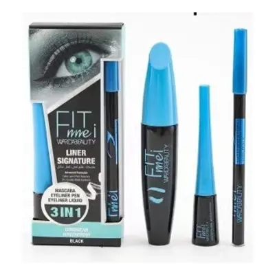 Picture of 3 in 1 Eyeliner, kajal, mascara,  Dry Quickly Matte, Fit-me 👁️👁️
