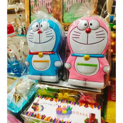 Picture of Encourage Savings with a Doraemon Cartoon Character Metal Piggy Bank for Kids – Secure and Fun, Easy to Use and Clean, A Unique Choice