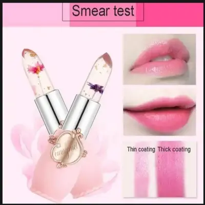 Picture of jelly flower moisturizing lipstick temperature color changing lip balm long-lasting lip care lipstick women daily basic lips makeup