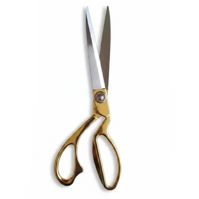 Picture of Golden Handle Stainless Steel Tailor Scissors-Medium(9.5 Inch)