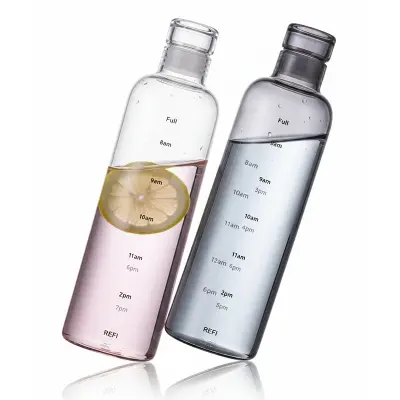 Picture of Transparent Water Bottle 500Ml-Stay Refreshed Sleek And Durable Design