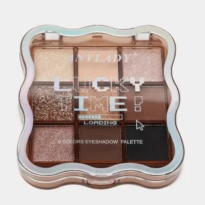 Picture of Laucky Time Makeup Eyeshadow Palette State of Illusion 9 Colour Eye Shadow Palette Alice Eyeshadow Shimmer Matte Finish