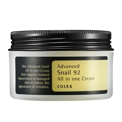 Picture of Advanced Snail 92 All in One Cream is a moisturizer enriched with 92% snail secretion filtrate (mucin)