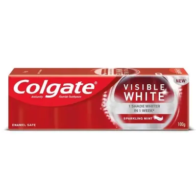 Picture of কোলগেট ভিজিবল হোয়াইট টুথপেস্ট - ৫০ গ্রাম ( ইন্ডিয়ান)