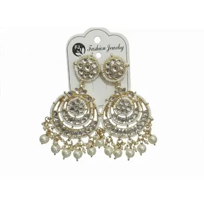 Picture of Exquisite Multani Handcrafted Earrings South Indian Inspired Traditional Bari Jewelry Ideal for Ethnic Wear & Special Occasions