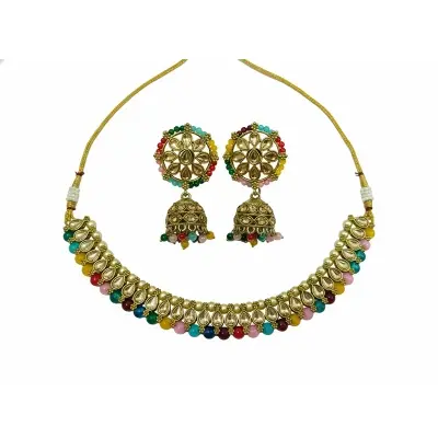 Picture of Matte finish premium quality combo Indian Set for women/girl/lady Din