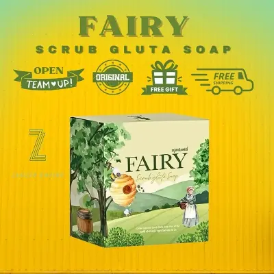 Picture of To use Fairy Scrub Gluta Soap, follow these steps: