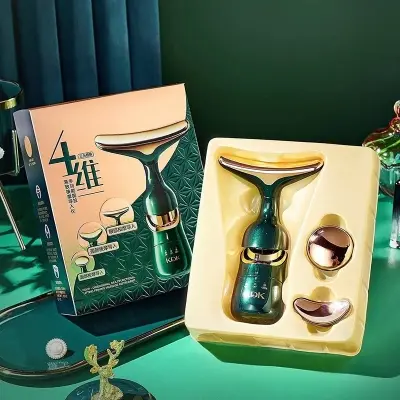 Picture of 3 IN 1 EMS Face Lifting Massager Neck Firming Eye Massage Skin Fine Lines Beauty Tools Skin Lifting Tightening Device Skin Care Tool