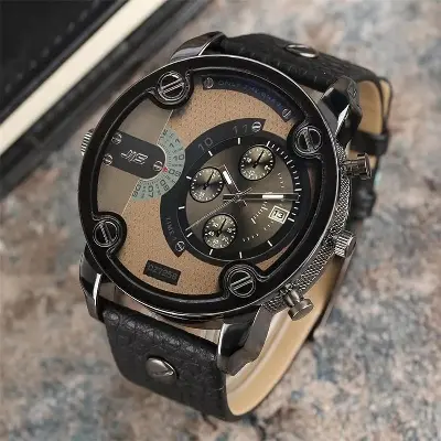 Picture of Big Dial Stainless Steel Belt Watch For Men