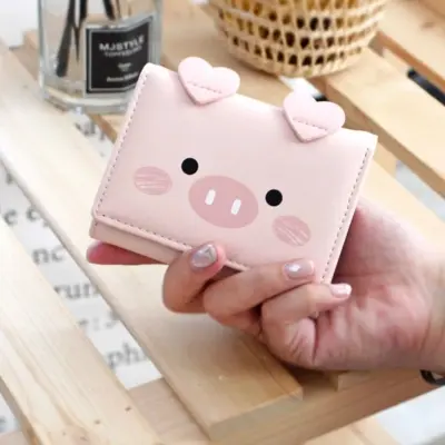 Picture of Women Pink Short wallet purse