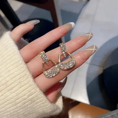 Picture of Korean Fashion Bag Shape Earrings For Women