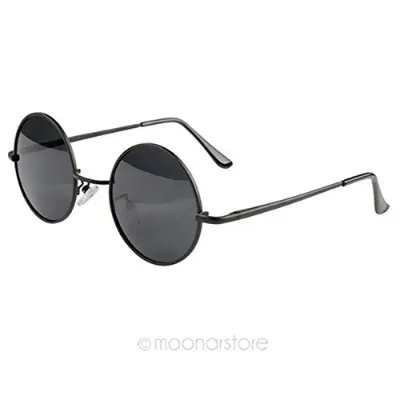 Picture of Round Sunglasses Women Black Classic Sunglasses Brand Design